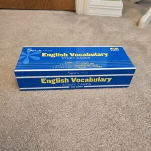 Sparknotes 1000 ENGLISH VOCABULARY Study Cards definitions learn  education